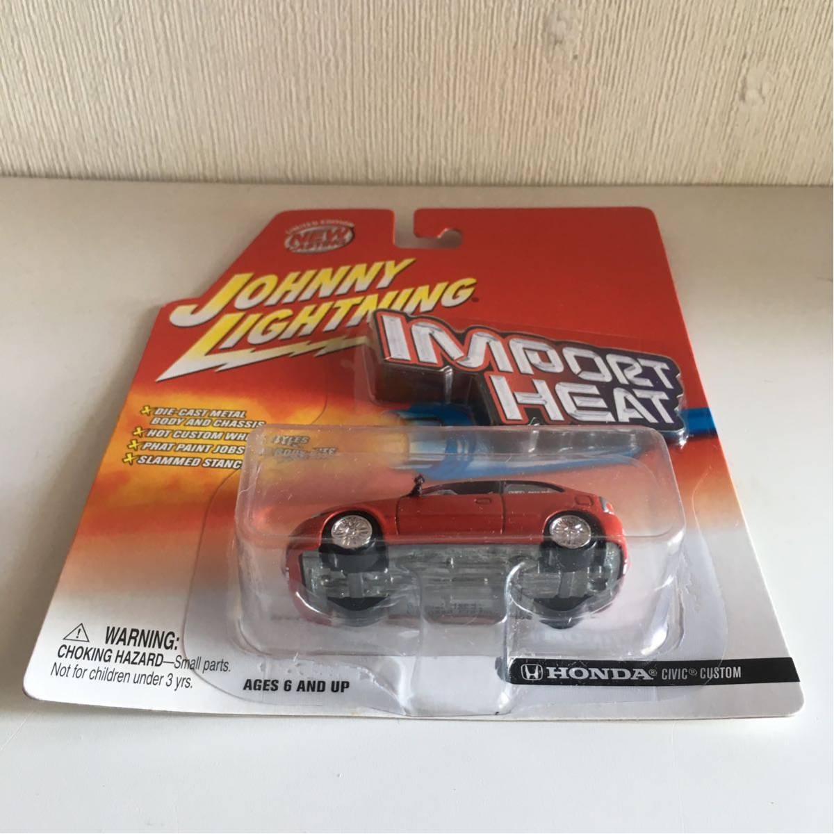  Johnny Lightning импортированный автомобиль нагрев Honda Civic Hath Honda Civic Hatchback 1/64