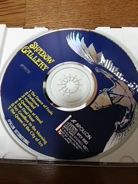 国内盤CD SHADOW GALLERY シャドウギャラリー 帯あり(使用感あります)_画像3