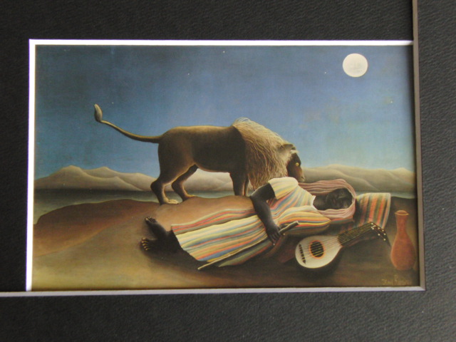 ヤフオク アンリ ルソー 眠るジプシー女 希少画集より