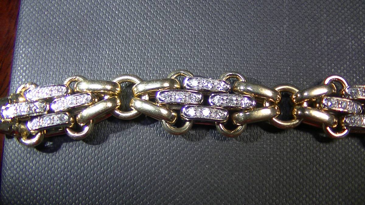  Celeb exclusive use rare Pomellato 18k full diamond setting custom-made bracele 