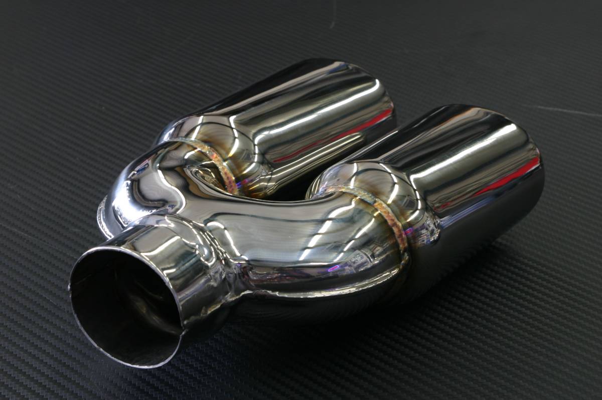 [85Φ oval W..] made of stainless steel . tail lamp length different RS muffler cutter 
