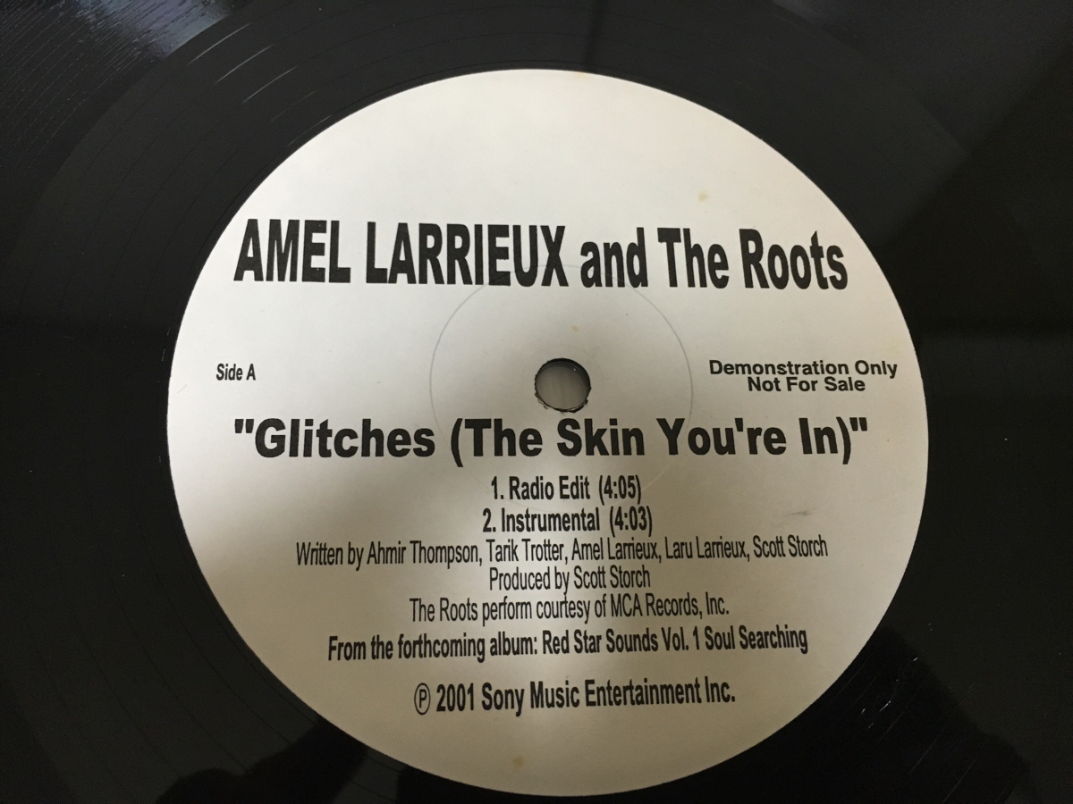 ★R&B★AMEL LARRIEUX AND ROOTS / GLITCHES (THE SKIN YOU'RE IN) demonstration only groove theory_画像1