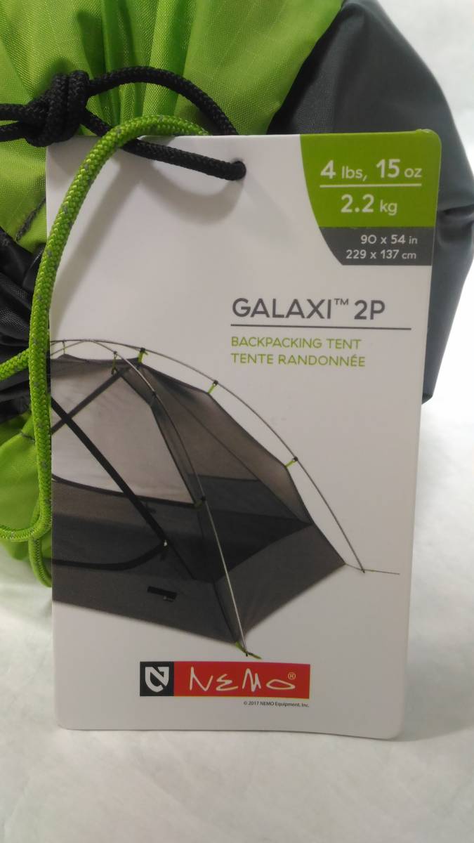 新文章★NEMO GALAXI 2P綠色足跡搭配Galaxy Nimo 2人帳篷 原文:新品★NEMO GALAXI 2P グリーンカラー フットプリント付き ギャラクシー ニーモ 2人用テント