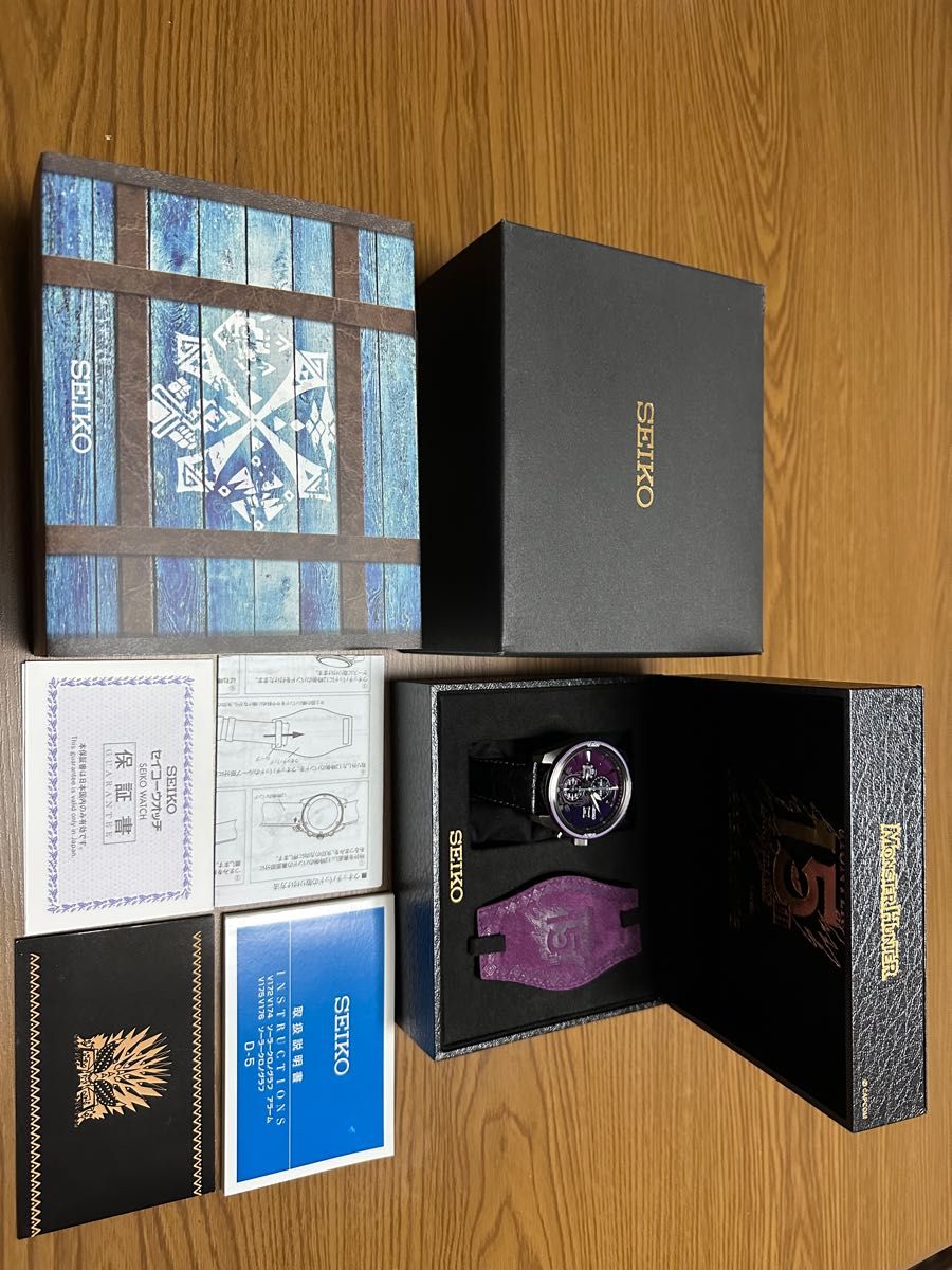 セイコー リオレウス 腕時計 コラボ モンハン SEIKO×モンスターハンター モンスターハンター 15周年 流通限定モデル ネルギガンテ メンズ 腕時計 SEIKO ソーラー 時計