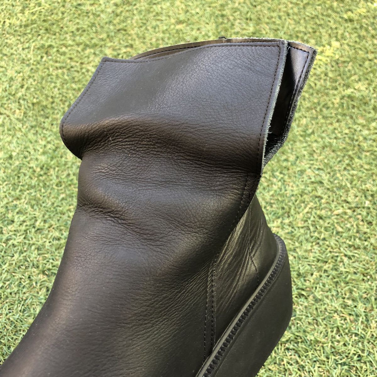 美品M antiqua platform boots アンティカ 本革 プラットフォーム
