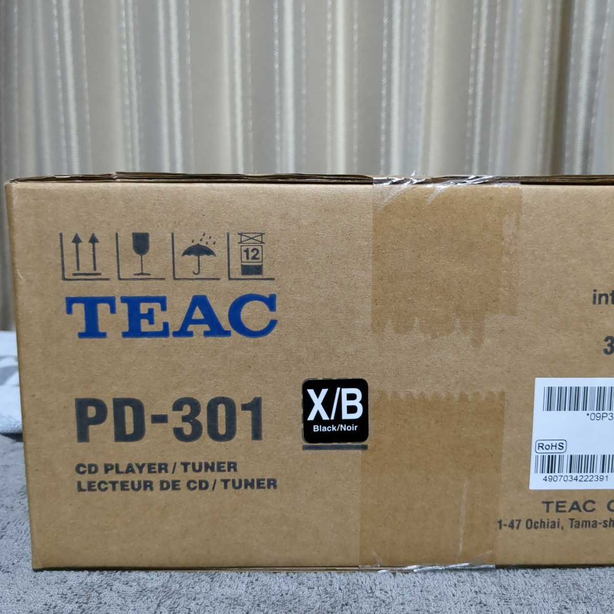 ☆新品・未開封☆ TEAC ティアック CDプレーヤー/FMチューナー PD-301