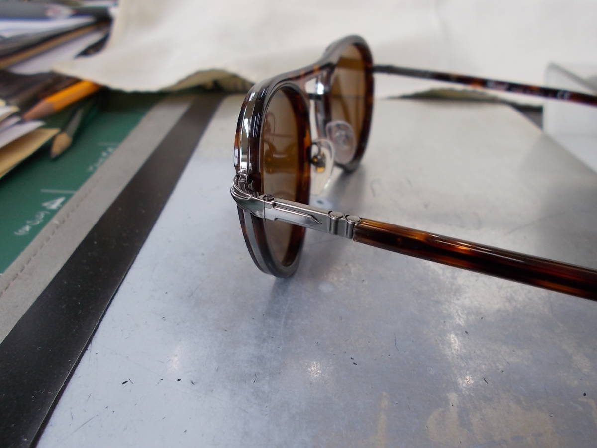 ペルソール Persol ティアドロップ 丸眼鏡 サングラス PO2485S-1144/33-48size お洒落 レトロデザイン_画像5