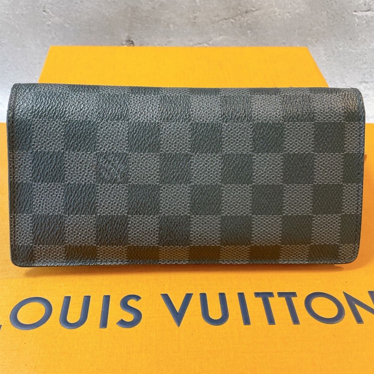 LOUIS VUITTON ルイヴィトン 長 財布 ポルトフォイユ ブラザ ダミエ
