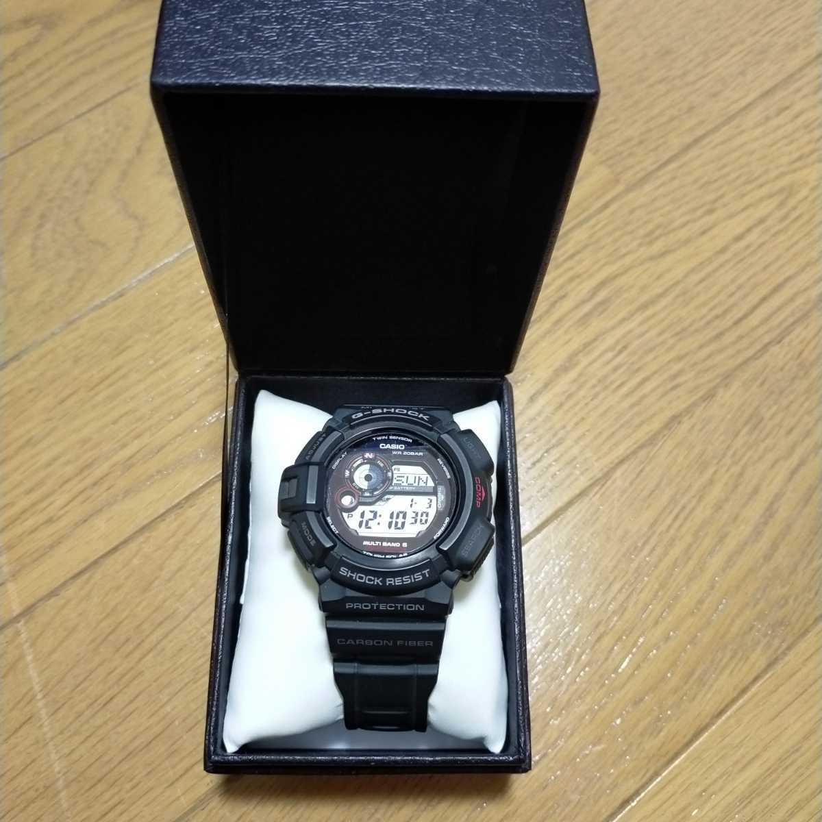 超人気モデル　カシオ G-SHOCK　マッドマン GW-9300-1JF　黒　ブラック　CASIO 電波ソーラー 腕時計 MUDMAN　メンズ　タフソーラー 新品_画像2