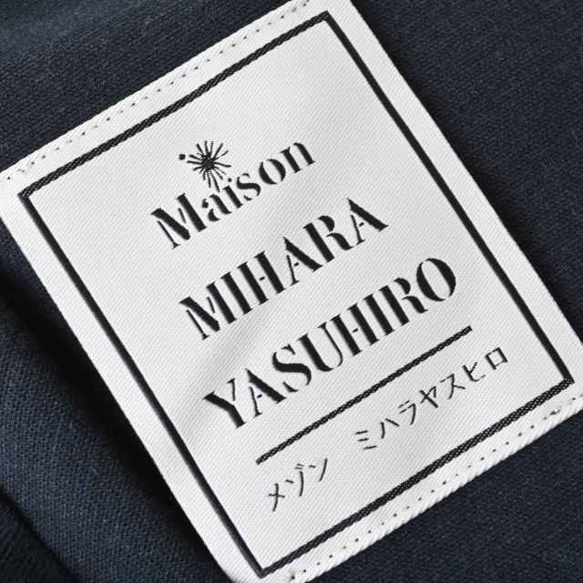 MIHARA YASUHIRO ドロップショルダー ロング カットソー 48 ブラック ミハラヤスヒロ KL4CHKUS87_画像8