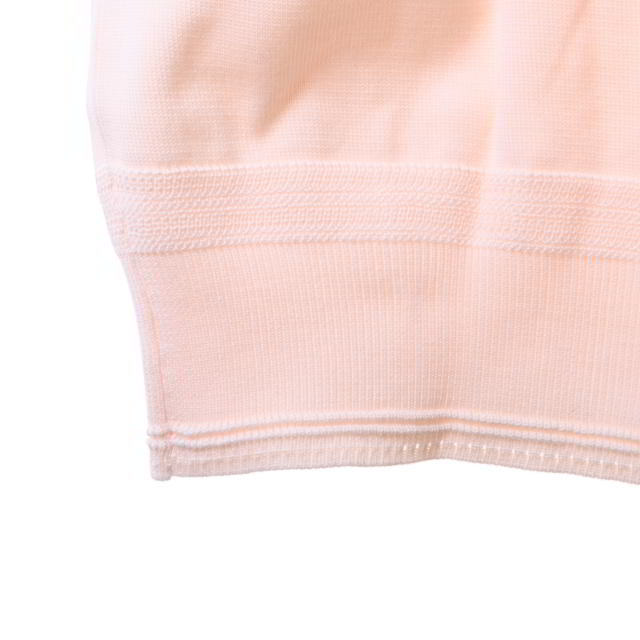 美品 SIDE SLOPE ペルヴィアン ピマコットン ポロシャツ 3 ライトピンク サイドスロープ KL4CHPSK81_画像6