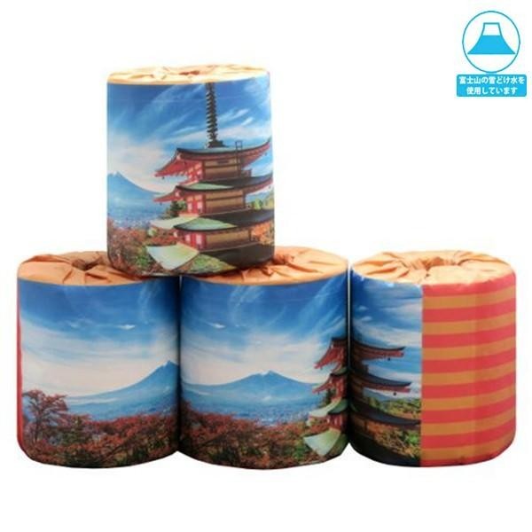 販促用トイレットペーパー 富士山と五重塔 個包装50個 ダブル30m_画像2