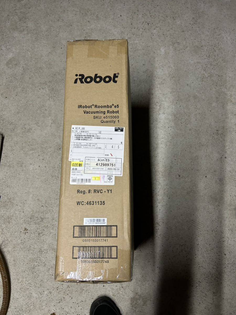  unopened * unused goods [iRobot/ I robot ]Roomba/ roomba e5 e515060. cleaning robot 5 year guarantee equipped 