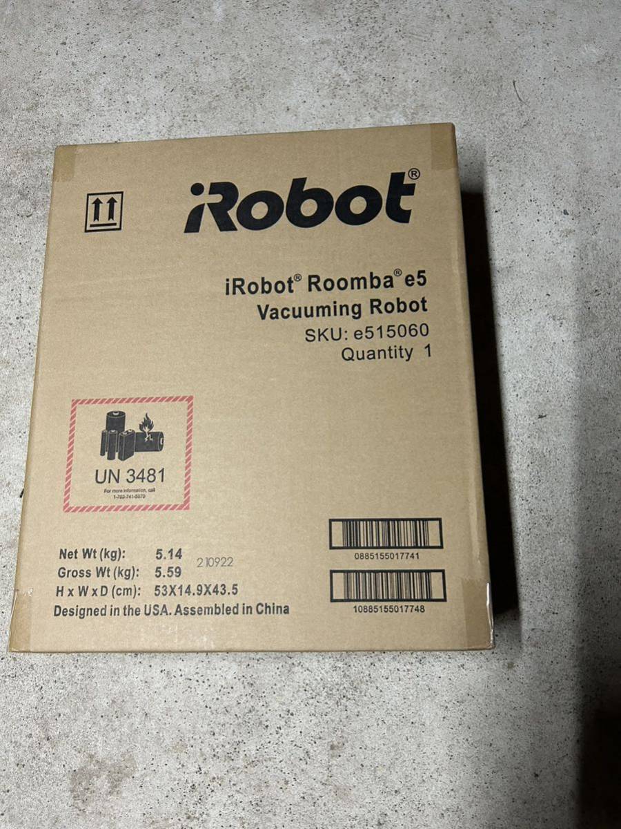  unopened * unused goods [iRobot/ I robot ]Roomba/ roomba e5 e515060. cleaning robot 5 year guarantee equipped 