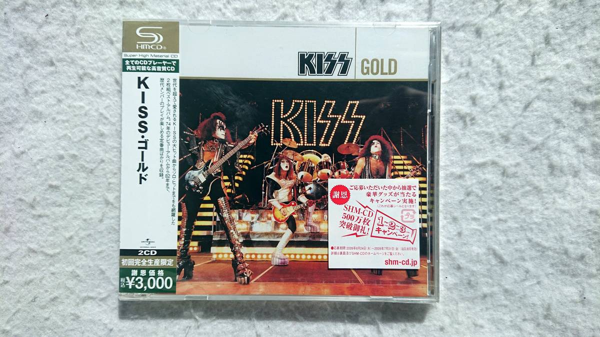 KISS　ゴールド　初回完全生産限定盤 SHM-CD 2枚組ベスト・アルバム_画像1