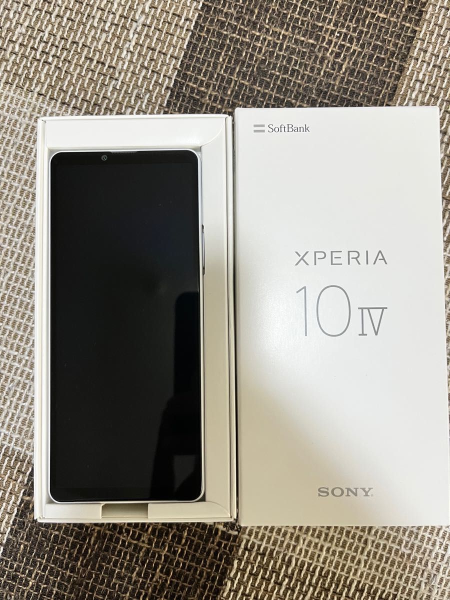 ホワイト Xperia 10 IV ホワイト 128 GB Softbankの通販 by ぱる123｜ラクマ クショップ