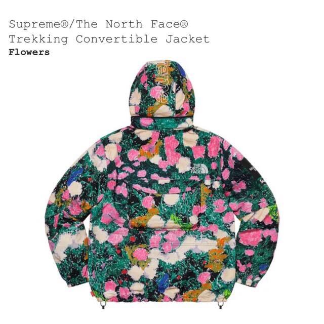 送料無料 国内正規 L Supreme North Face Trekking Jacket Flowers