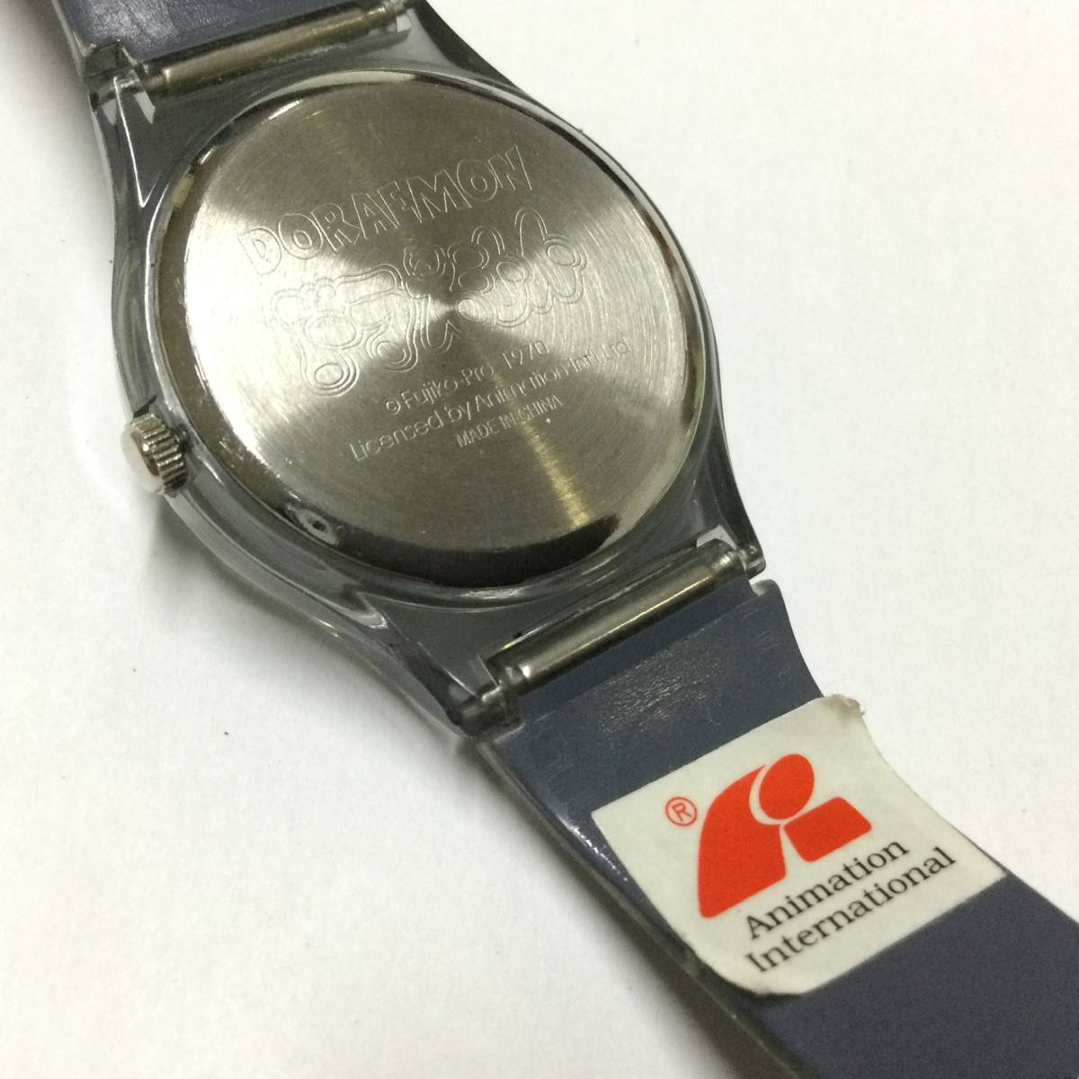 [ retro rare goods! new goods unused ] battery new goods replaced! korean language Doraemon wristwatch 