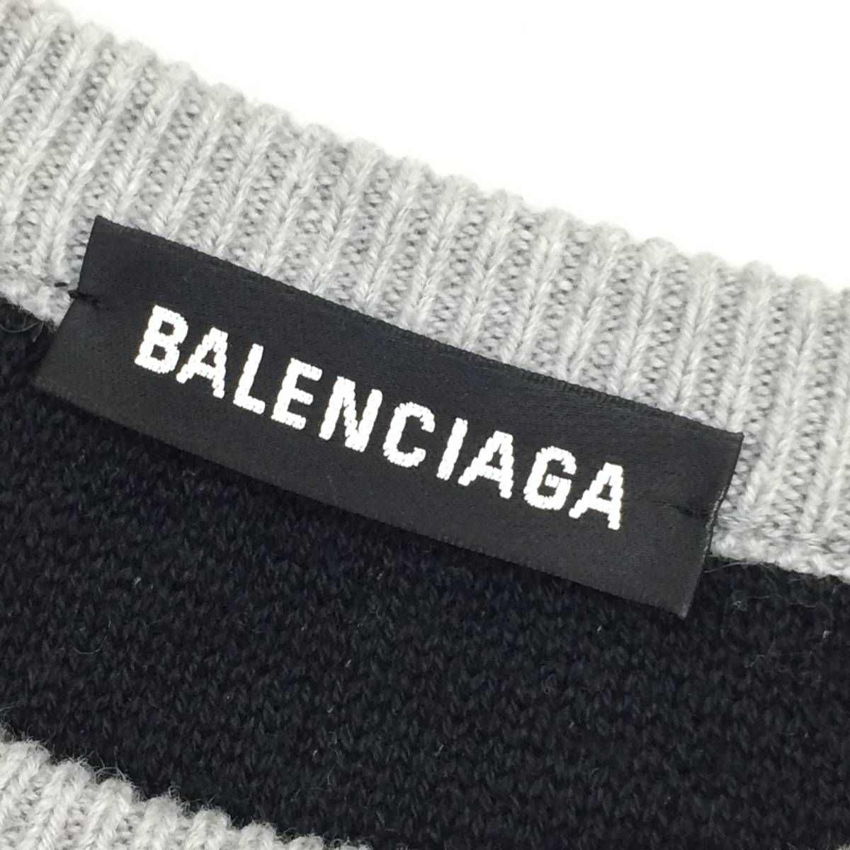 ジャパンタグ BALENCIAGA/バレンシアガ 黒タグ メンズ 定番ロゴ グレー