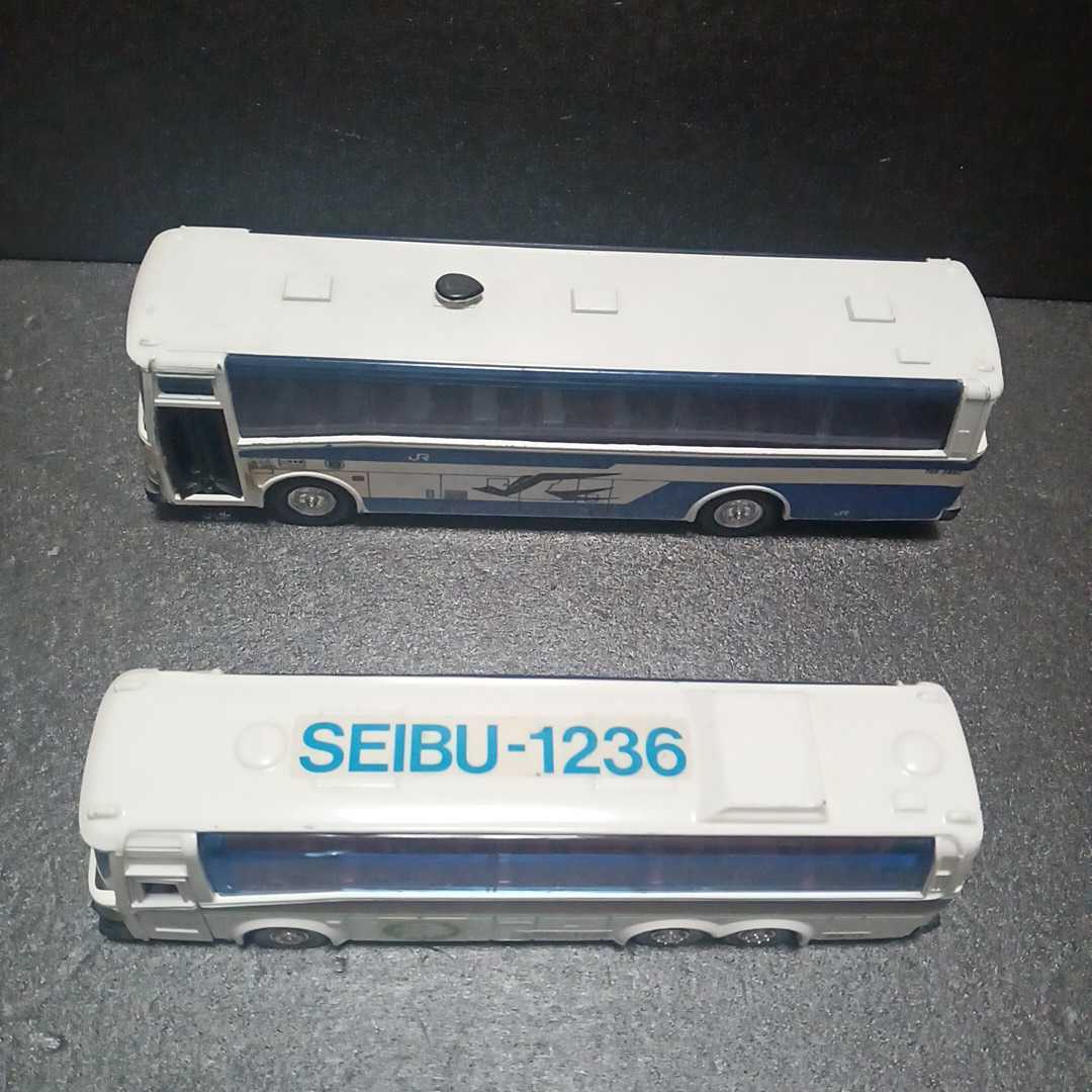 ● ヨネザワ「JRバス・西武バス」※一部のタイヤ欠損　ダイアペット　ダイヤペット　日本製　ミニカー_画像2