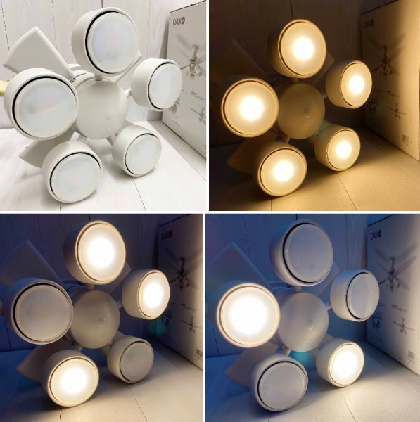 展示品 DAIKO LED シーリングファン ライト 4枚羽 5灯 CSF-580W 展示品 DAIKO LED シーリングファン ライト 4枚羽 5灯 CSF-580W
