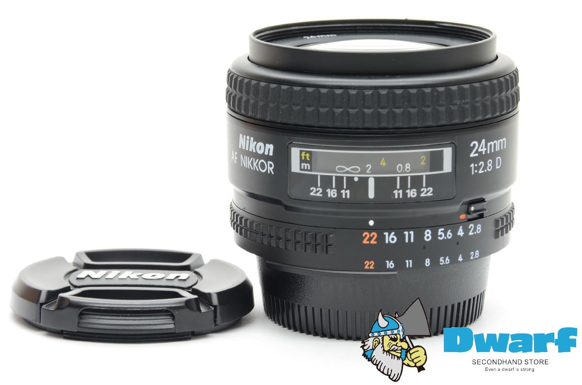 ニコン Nikon AF NIKKOR 24mm F2.8 D オートフォーカス一眼レフ用レンズ-