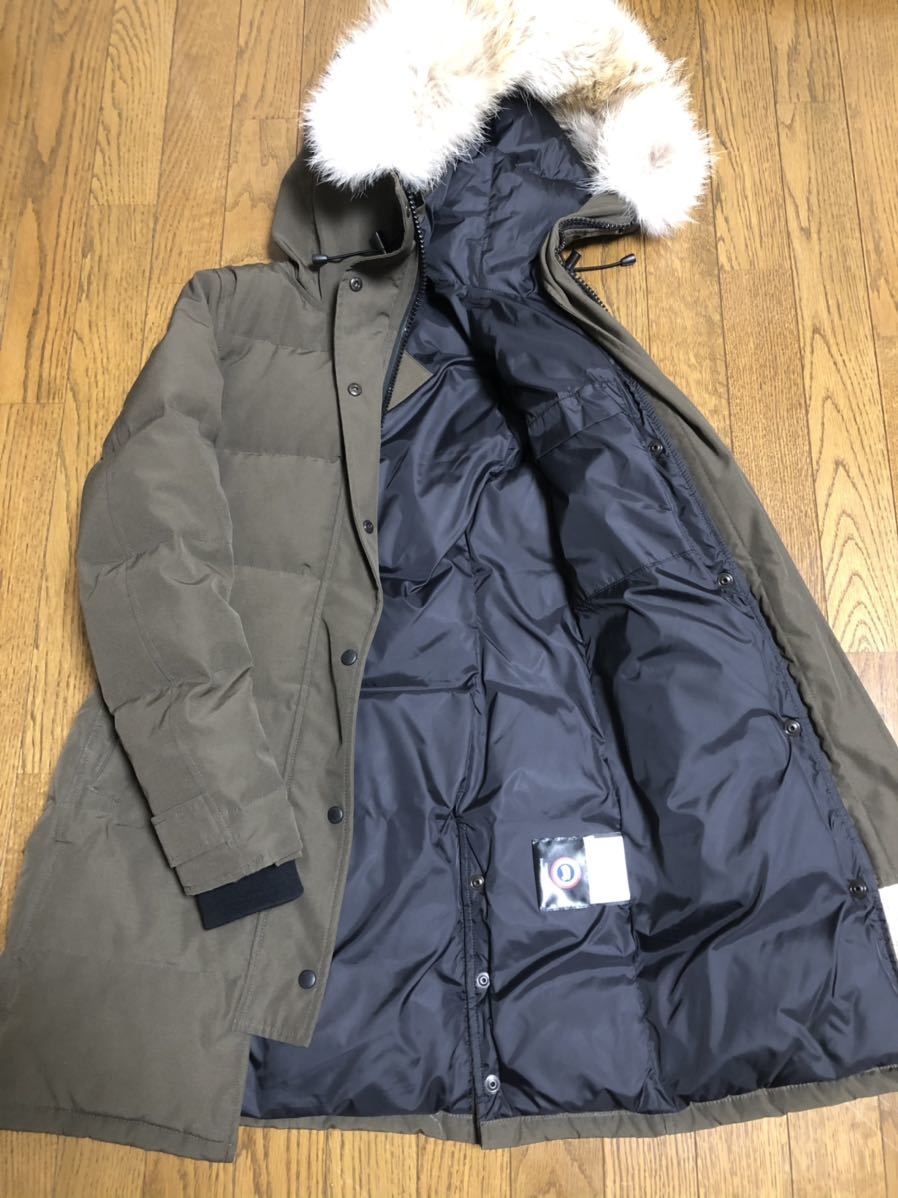 カナダグース　梨花愛用　シェルバーン　カーキ　サイズS　ダウンジャケット　コート　マッケンジーM〜L相当　Canada goose グリーン_画像7