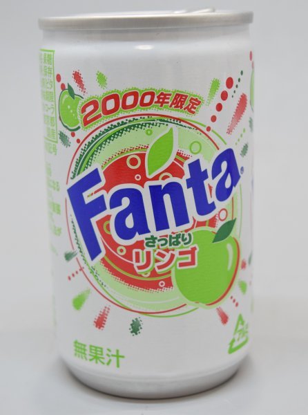 希少 ファンタ さっぱりリンゴ クリアピーチ 2000年限定 1999年限定 160ml 缶 Fanta コカ・コーラ 当時物 コレクション TZ-227H