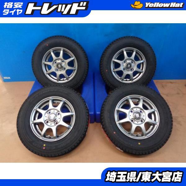 【東大宮】お買い得【新品アウトレット】GY アイスナビカーゴ 145R12 6PR 2022製×4 LVF2 1235+43 4/100 x4 軽トラ 軽バン_画像1