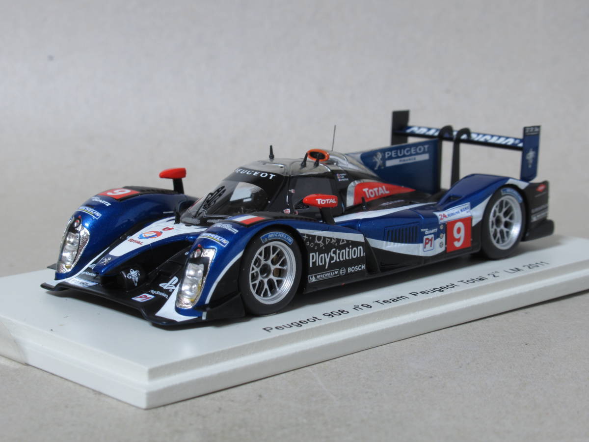 1/43 プジョー 908 チームプジョートタル #9 ルマン 2011-