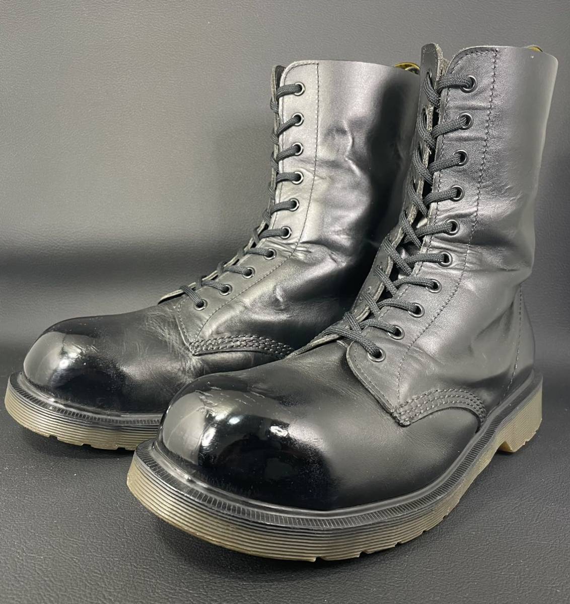 即決 英国製 Dr.MARTENS ドクターマーチン メンズ 10ホール UK8 26.5cm