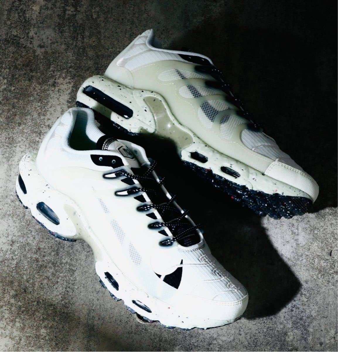 宅配便送料無料 Nike ナイキ スニーカー Nike Air Max Plus Leather エアマックス 【US_7.5(25.5cm) 】 White  Black 通販