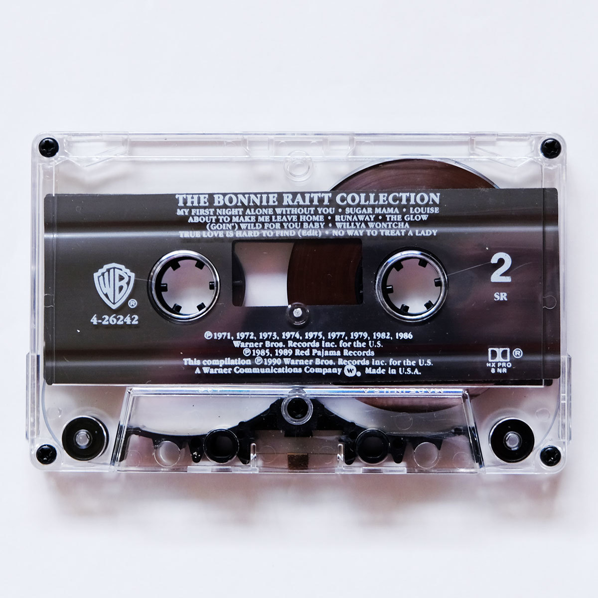 《ドルビーHX PRO/US版カセットテープ》The Bonnie Raitt Collection●ボニー レイットの画像6