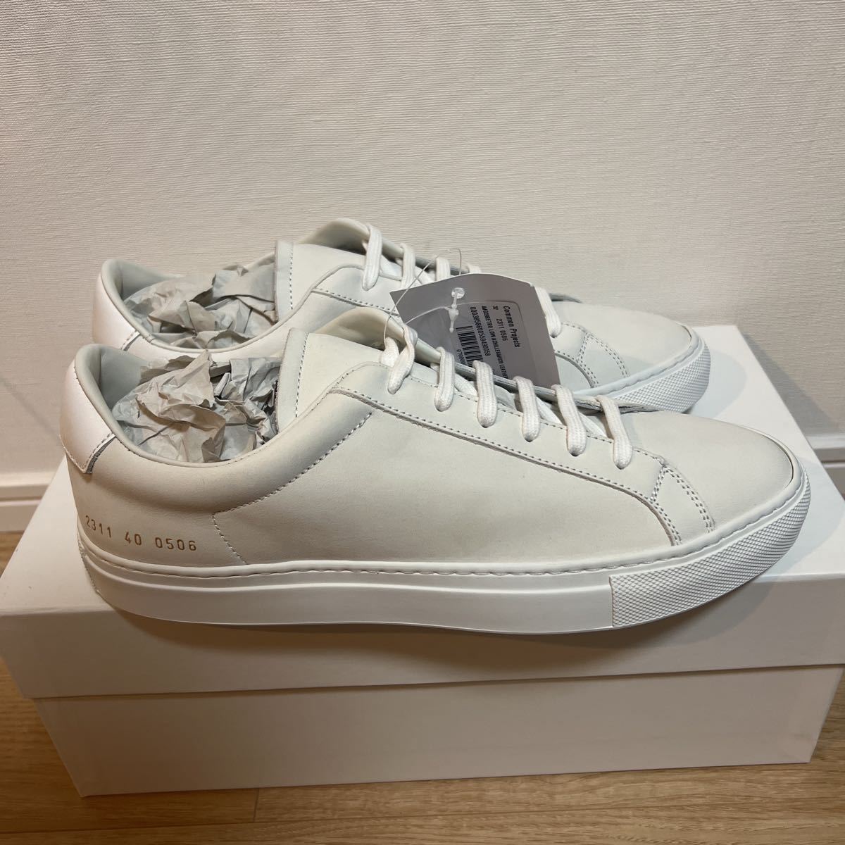 新品CommonProjectsAchillesWhite/Gray 41サイズ ネット限定販売