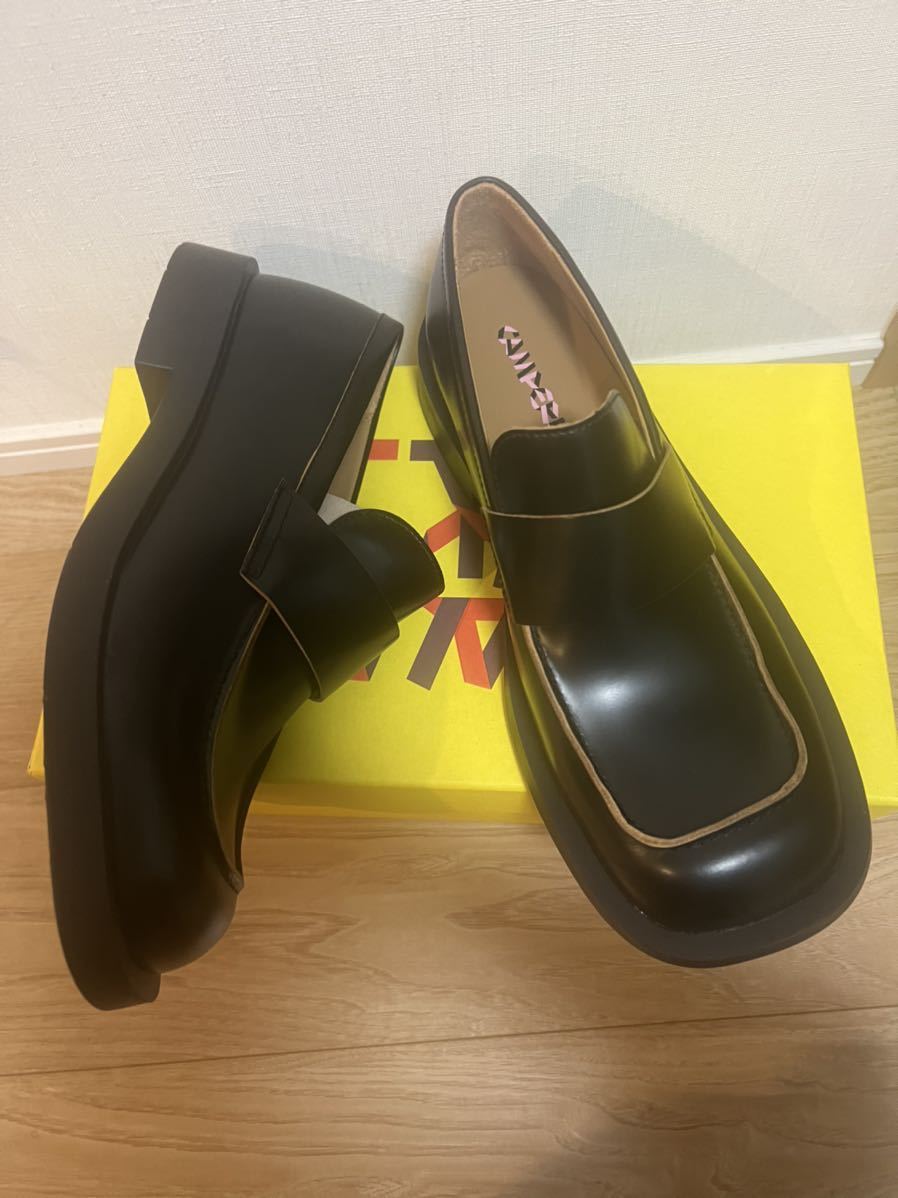 Camper lab スクエアトゥローファー | alyafi-ip.com