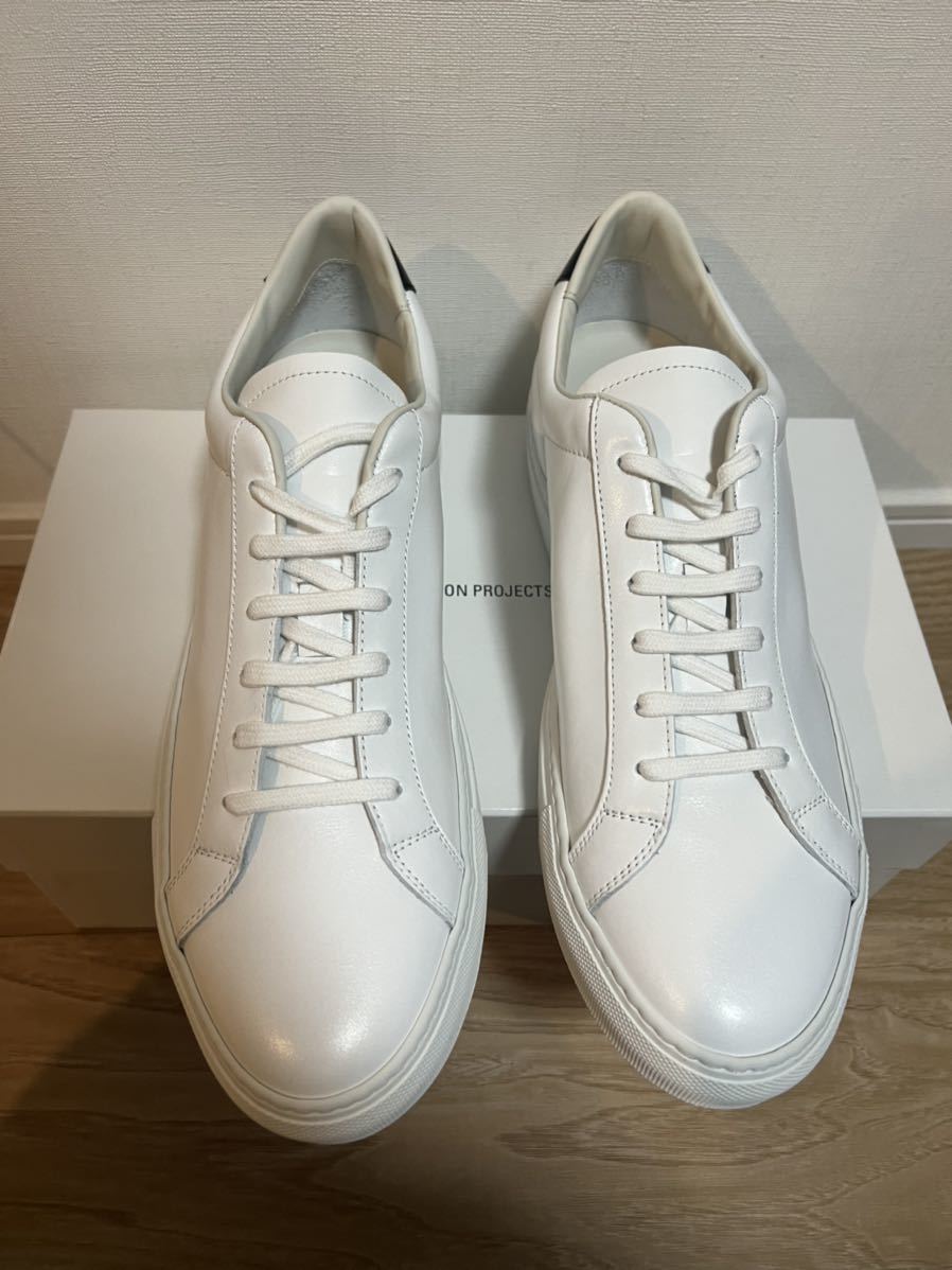 新品 コモン プロジェクト Common Projects 白 スニーカー レザー