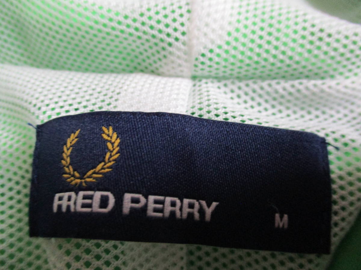  light green * lady's M Fred Perry * full JIPf- deale ito shell jacket * light green 