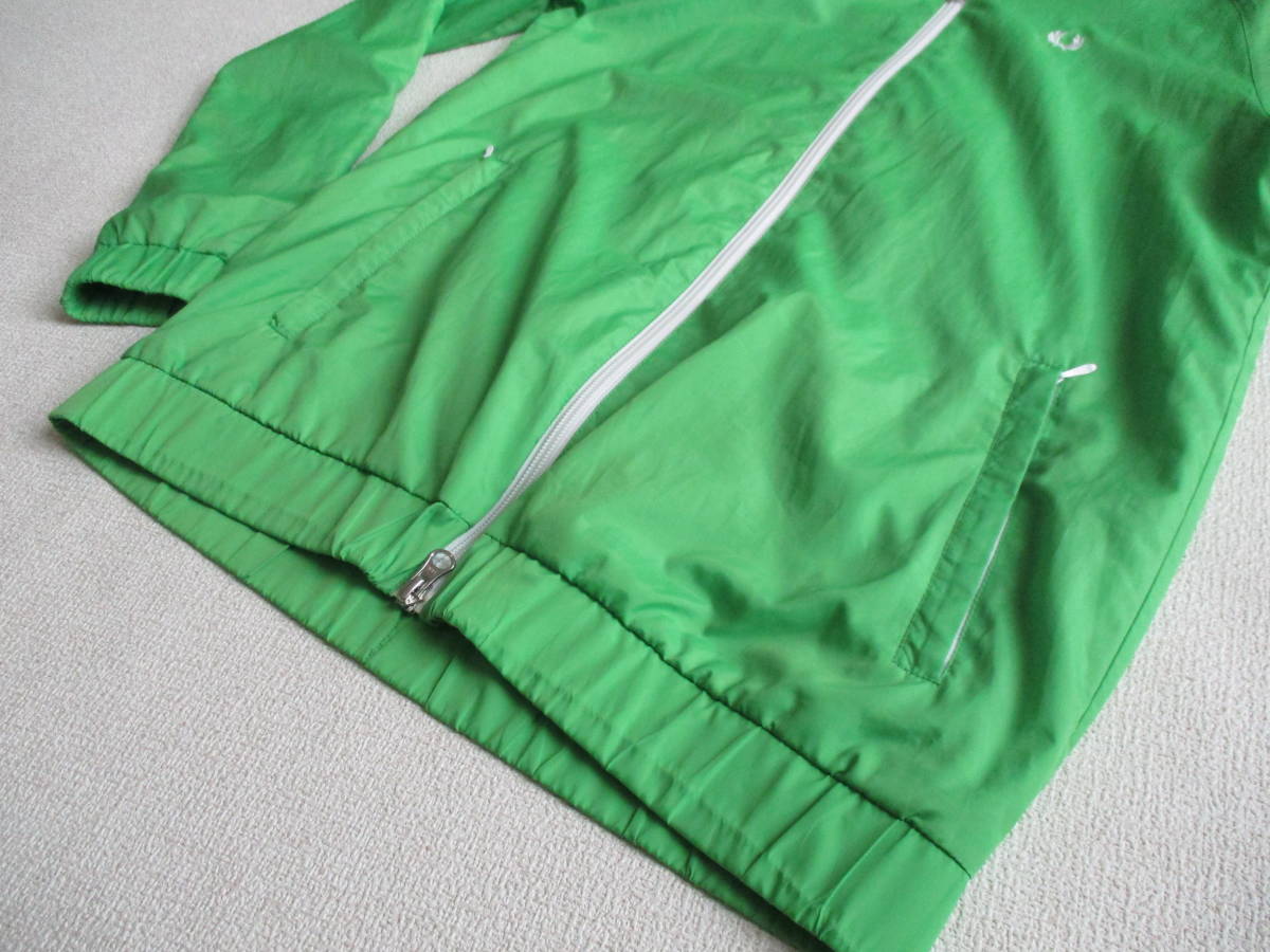  light green * lady's M Fred Perry * full JIPf- deale ito shell jacket * light green 