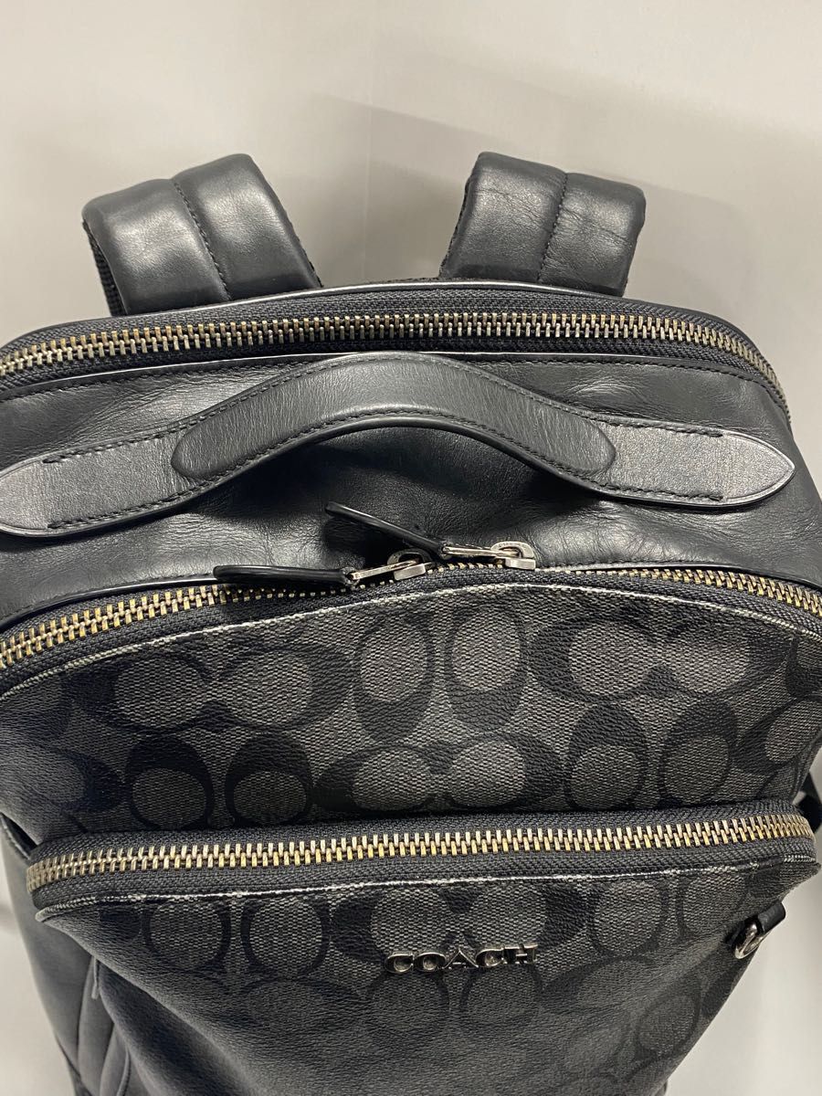 COACH】コーチ バックパック シグネチャー 89942 グレー COACH】コーチ バックパック シグネチャー 89942 グレー