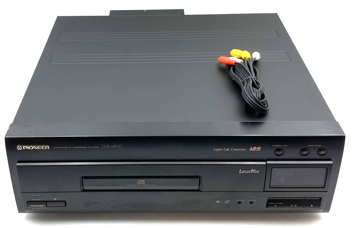 【稀少☆動作美品】 Pioneer パイオニア CLD-HF7G LD CD コンパチブルプレーヤー CU-CLD109 Laser Disc レーザーディスク CLD-R6G の兄弟機_画像8