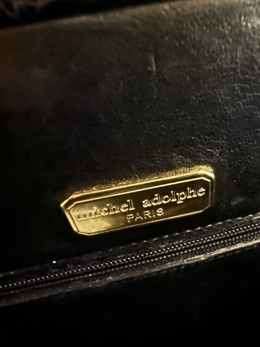 michel adolphe ミッシェルアドルフ クロコダイル ハンドバッグ michel adolphe ミッシェルアドルフ クロコダイル ハンドバッグ