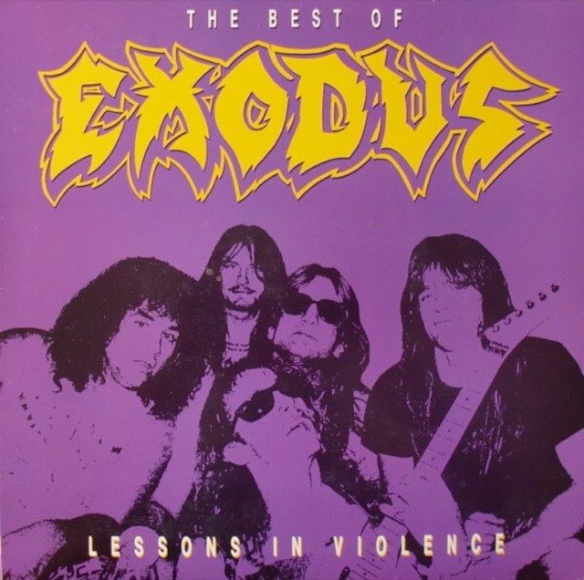 ＊中古CD EXODUS/LESSONS IN VIOLENCE 1992年作品ベストアルバム ベイエリア・スラッシュ DEATH ANGEL TESTAMENT DARK ANGEL ANTHRAX_画像1