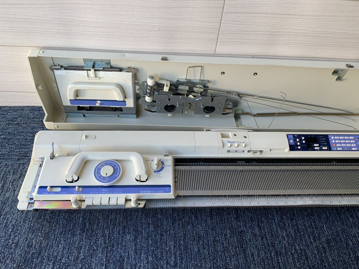編機、ブラザー電子編機トピカル5 KH-965&ニットリーダー❗新品未使用
