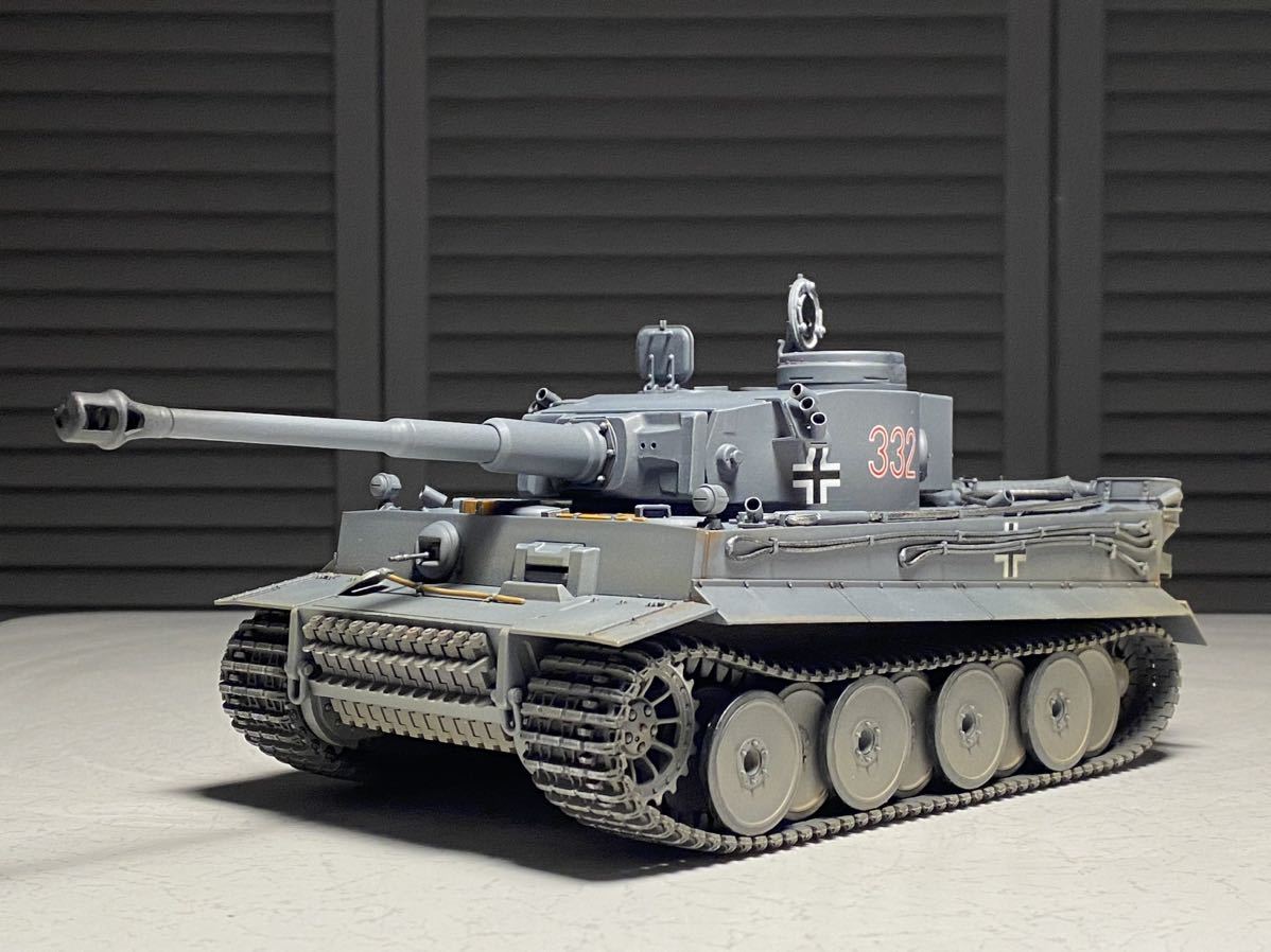 タミヤ 1/ 35 ドイツ重戦車 タイガーI 初期生産型 332号車 タイガー1