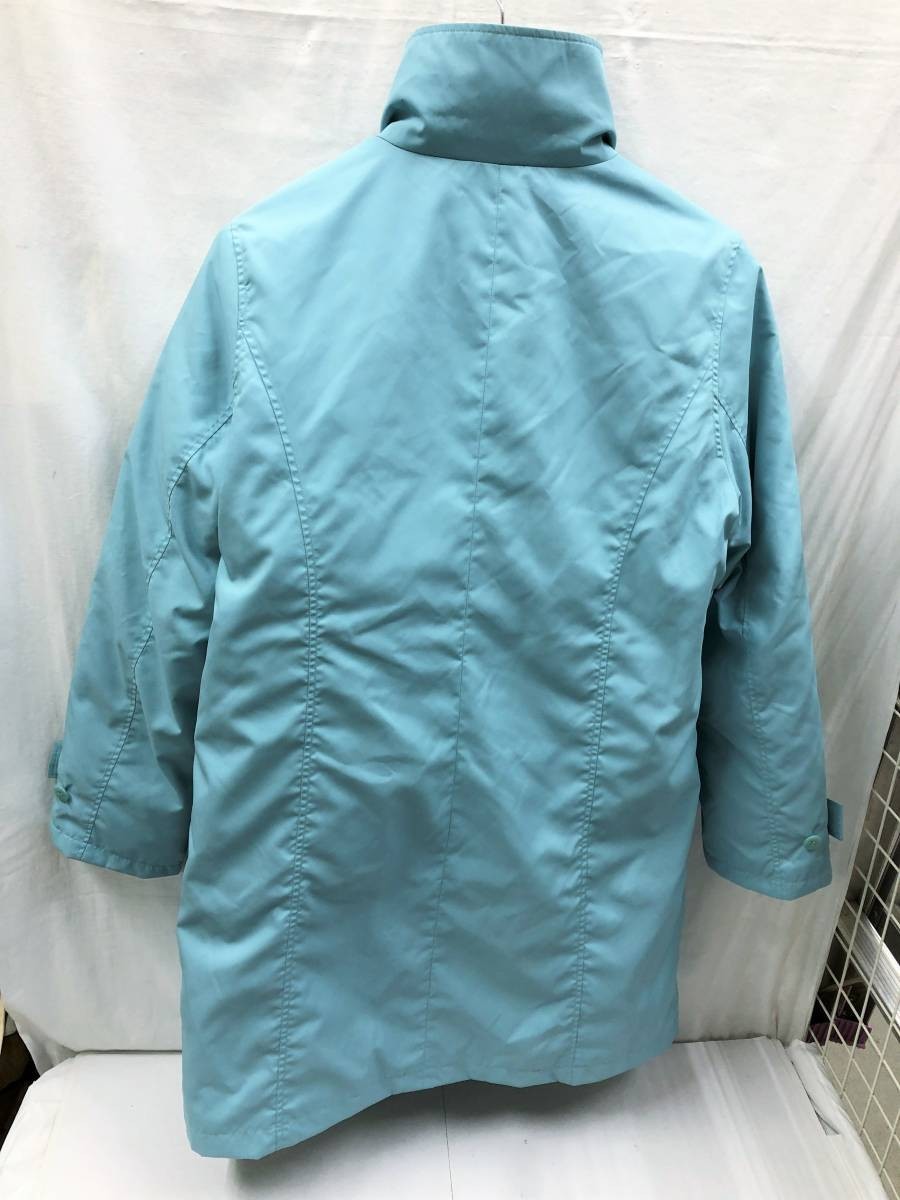benefit 2way down jacket coat light blue light blue pastel green lady's outer bene Fit Vicky 22070402