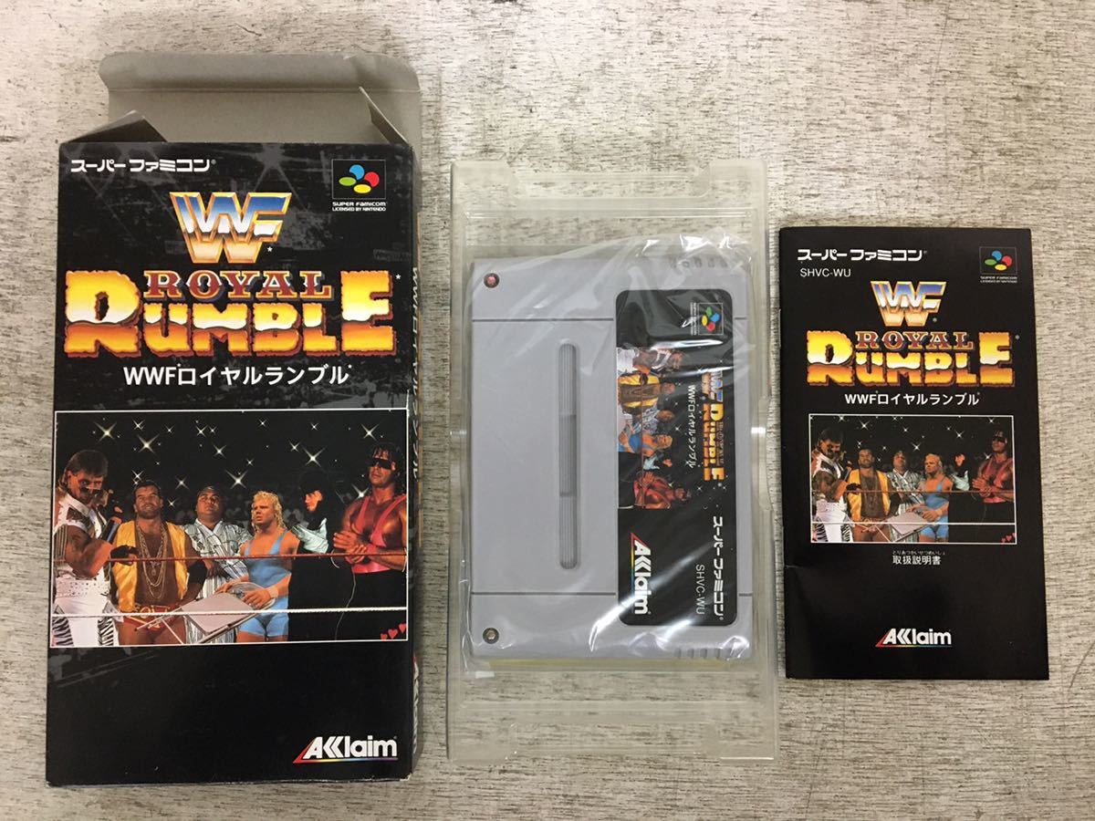 人気新品 希少な新品!『WWFロイヤルランブル』 スーパーファミコン