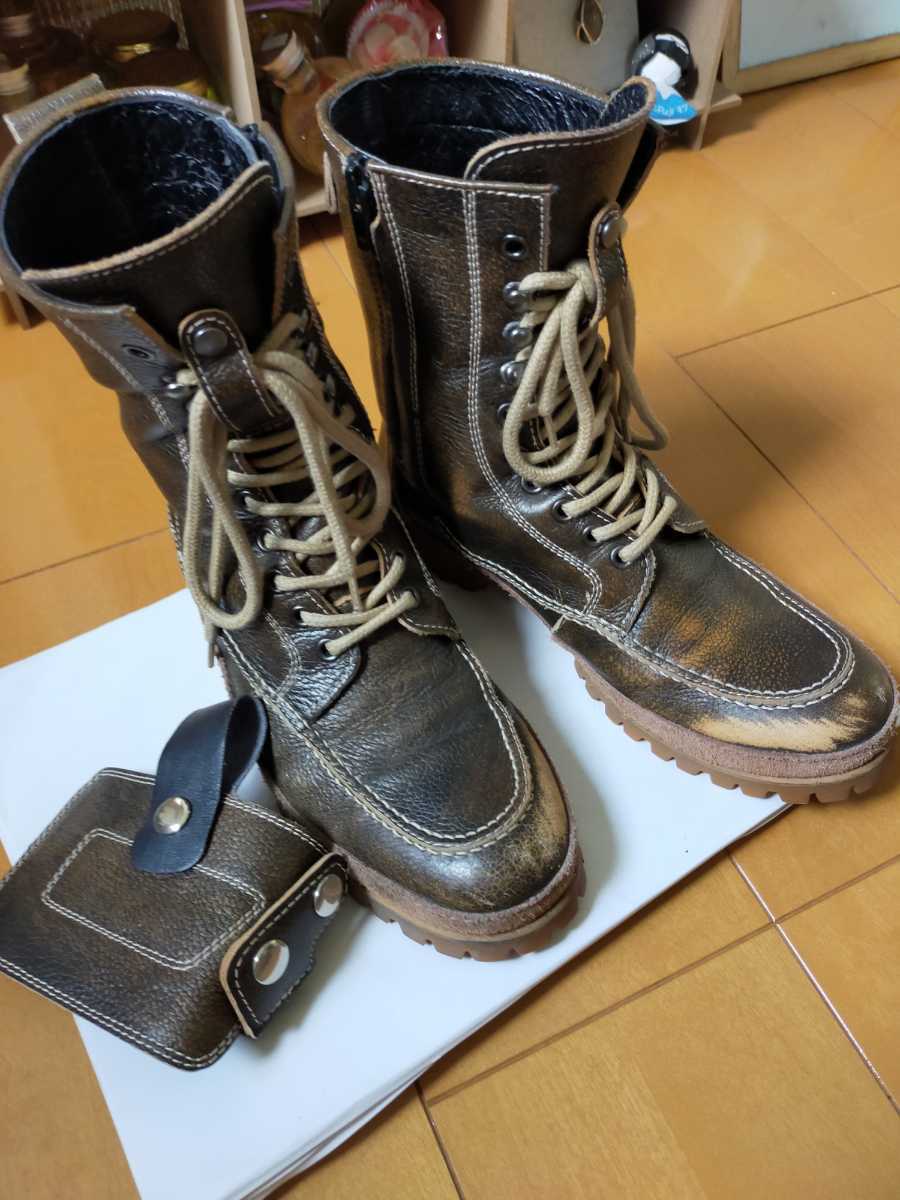 K-4530Z MOCCASIN BOOTS　モカシンブーツ クシタニ kushitani 23.5 バイク用　防水　outdry_画像1