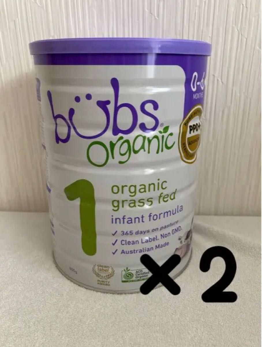 2022年最新版☆高級感溢れる (3缶)Bubs Organicバブズオーガニック 