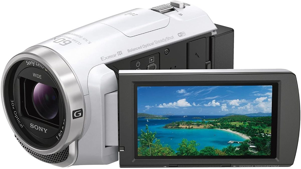 中古 ソニー SONY ビデオカメラ HDR-PJ680 64GB 光学30倍 ホワイト Handycam HDR-PJ680
