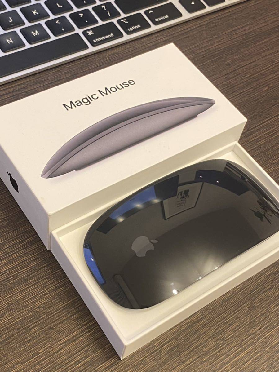 【美品！激レアカラー】Apple Magic Mouse 2 マジックマウス Spece Gray Wireless Model A1657  MRME2J/A スペースグレイ 付属品未使用！